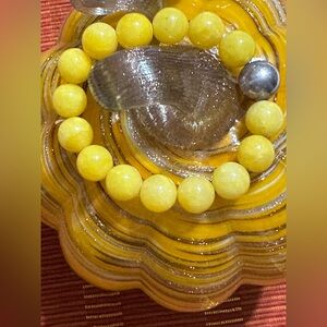 Yellow Topaz Gemstone Beads Bracelet